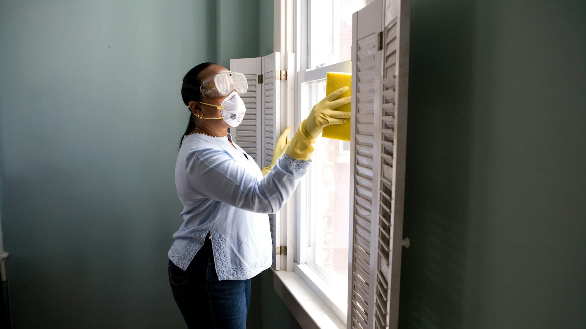 Professional contractor working